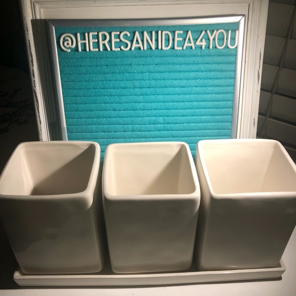 PENCILS MARKERS PENS three compartment organizer - Picture 2 of 4